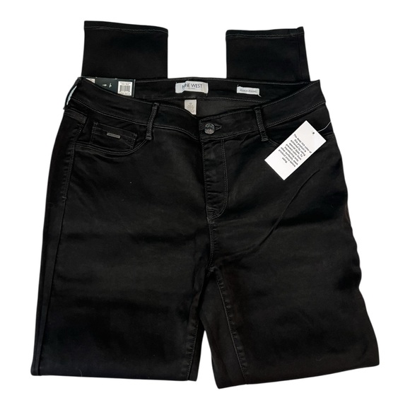 Nine West Jeans Jessica Jegging Black Size 12 NWT - Picture 1 of 4